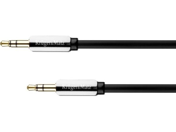 Kruger & Matz AUX - AUX 3,5 mm kabel 1,8 m sort