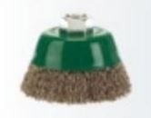 LUKAS Wire butt brush 60mm wavy hair M14 (A350406021213)