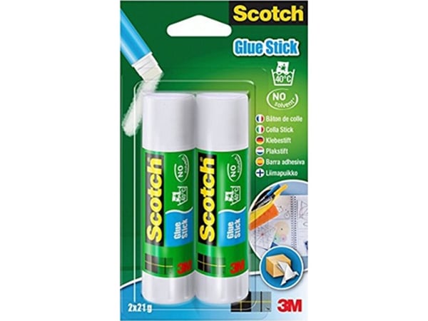 Scotch limstift (2x6221D) Kontor, anheng, 2 stk., 2x21g