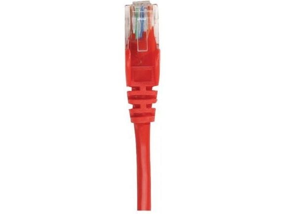 Intellinet Network Patch Cable, Cat6, 0.25m, Red, CCA, U/UTP, PVC, RJ45, Gold Plated Contacts, Snagless, Booted, Lifetime Warranty, Polybag - Nettv...