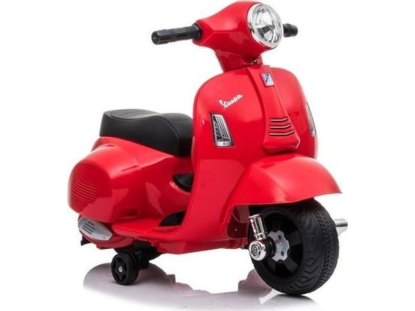 Lean Cars Lasten sähköskootteri Vespa GTS 300 Mini, punainen