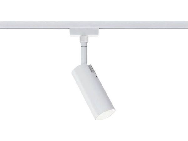 Paulmann 955.07, Spotlight på skinne, 1 ampuller, LED, 3000 K, 415 lm, Hvit