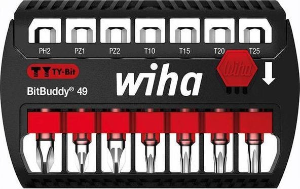Wiha SB 7946TY-904 BitBuddy 49 42117 bitsett (42117)