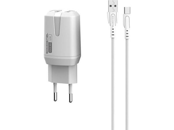 Somostel SMS-A139 2x USB-A 2.4 A laturi (28234)