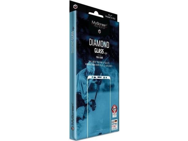 MyScreen MS Diamond Glass Edge FG för Xiaomi Redmi Note 10 4G/Note 10s svart/svart Full Glue