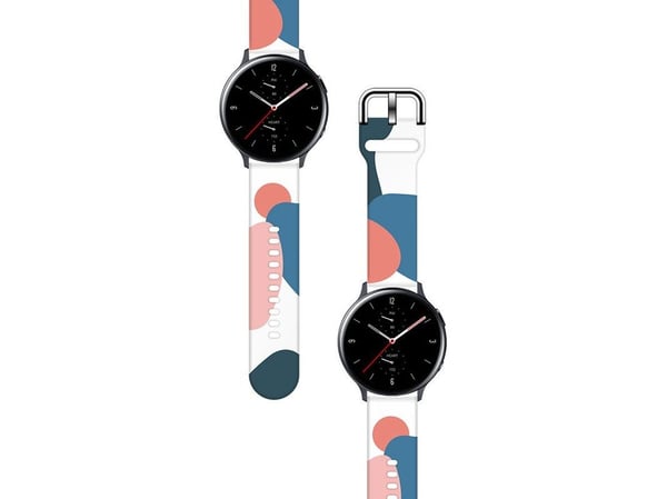 Strap Moro til Samsung Galaxy Watch 45 / 46 / 47 mm silikonrem - mønster 10