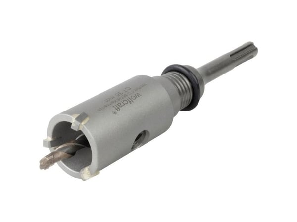 wolfcraft GmbH 5458000, Iskuporakone, Reikäsahanterä, Oikeanpuoleinen kierto, 3,5 cm, 70 mm, Kipsi, Kevytbetoni, Tiili, Kivi, Marmori, Graniitti, B...