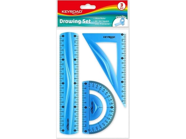 Keyroad geometrisett KEYROAD Flexible i mellomstørrelse, oppheng, mix farger