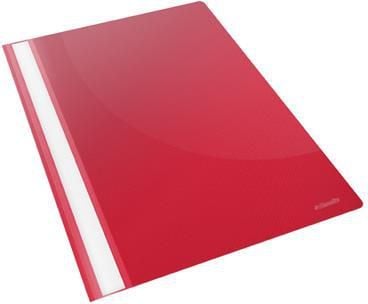Esselte - Rapportfil - for A4 (210 x 297 mm) - kapasitet: 160 ark - rød
