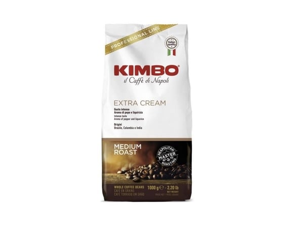 Kimbo Extra Cremeas kahvipavut 1kg