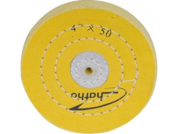 Proxxon 28 000, Poleringsskive, 10 cm, 1,5 cm, Gult