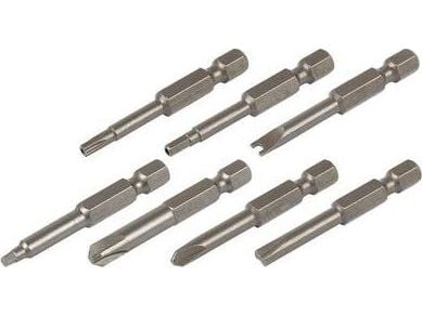 wolfcraft GmbH 4006885126107, 3 stykker, Torx, T7, T8, T9, 50 mm, 25,4 / 4 mm (1 / 4"), Sekskantet