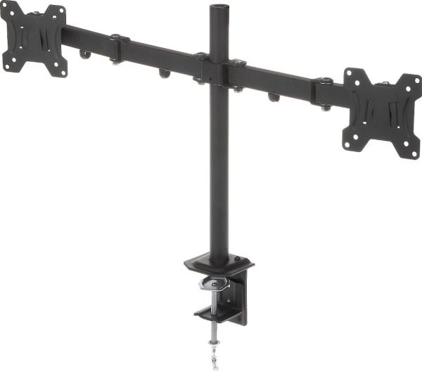 Red Eagle skrivebordsholder for 2 skjermer 13" - 27" (AX-PIXEL-TWIN)