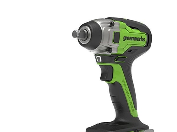 Greenworks GD24IW400, Slagtrekker, Pistolhåndtak, 1/2", Sort, Grønn, 2800 RPM, 400 Nm