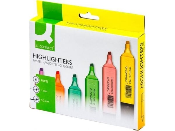 Q-Connect PASTEL TASER Q-CONNECT 6 FARGER