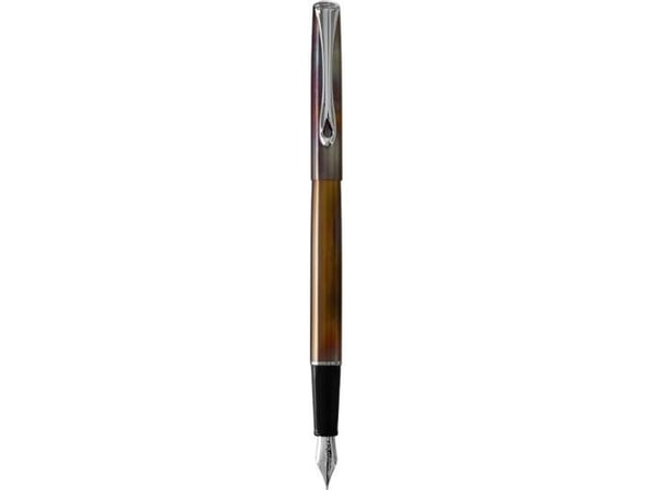Diplomat DIPLOMAT Traveller Flame fyllepenn, F, brun