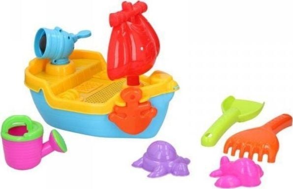 Eddy Toys sandkassesett 10 deler – skip