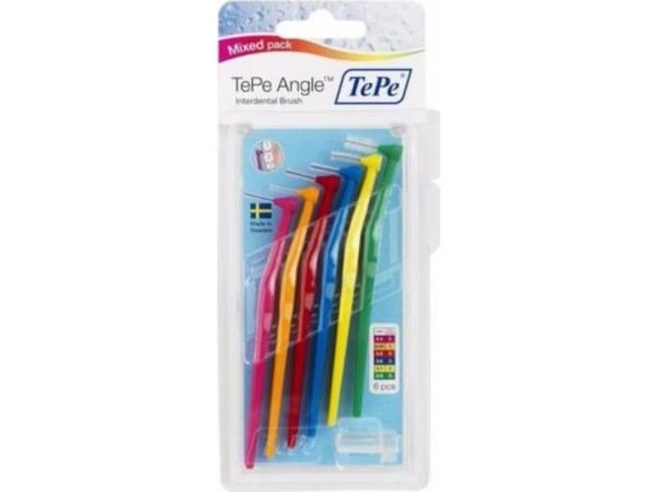 TePe Angle interdentalbørster 0-5 Mix, 6 stk
