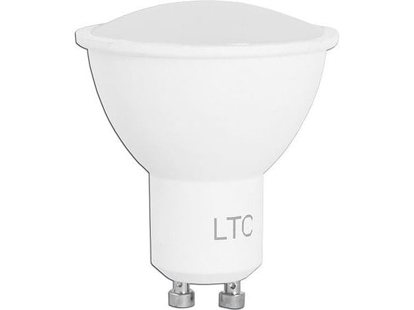 LTC LED-pære GU10 SMD 7W 230V varm hvit 560 lm