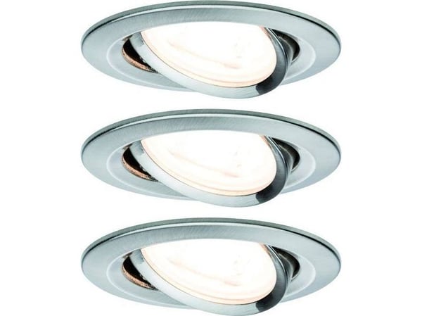 Paulmann 934.29, Indbygget lysplade, GU10, 3 pære(r ), LED, 2700 K, Hvid