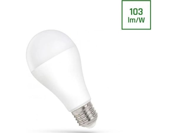 Spectrum LED-pære, A65, E27, 15W, 1550LM, 4000K