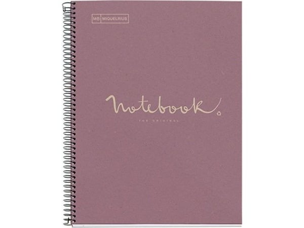 MIQUELRIUS MIQUELRIUS NB-1 Følelsesnotisbok, A4, firkantet, 80 sider, 90g, øko-lavendel