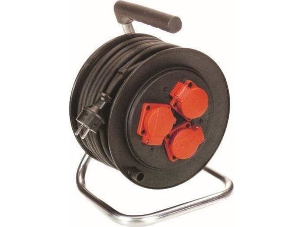 AS Schwabe Extension cable reel 25 m AS-SCHWABE 3G2,5 neoprene
