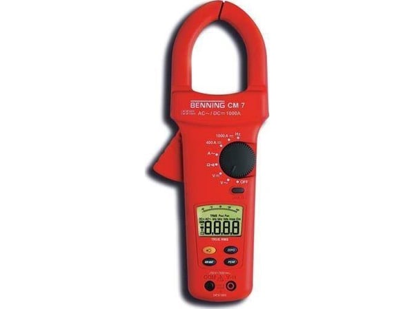 Benning 044059 strømtang, digital hånd-multimeter CAT IV 600 V (tall): 4000