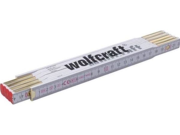 wolfcraft GmbH 5227000, Skalalinjal, Beige, Sort, Rød, 212 mm, 62 mm, 7,4 cm, 1 stykker