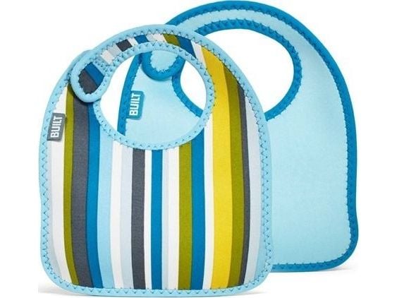 BYGGET Mess Mate - 2 babysmekker (Baby Blue Stripe)