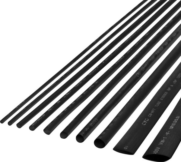 Cabletech krympeslange 10 mm, 1 m, svart Rebel Cabletech krympeslange 10 mm, 1 m, svart Rebel