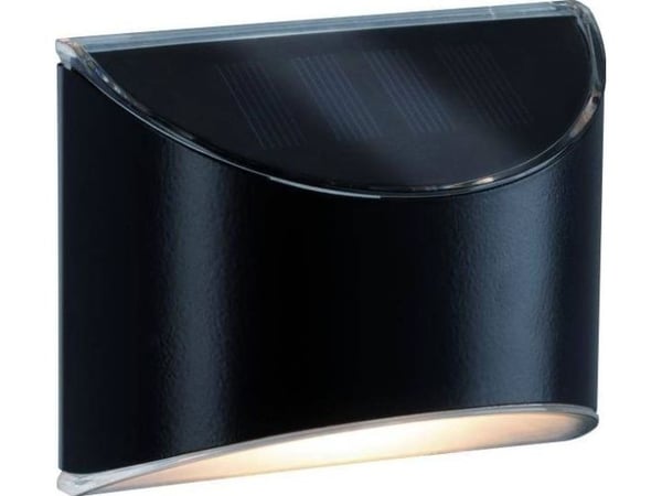 Paulmann 942.33, Utendørs veggbelysning, Sort, Plast, IP44, Fasade, III