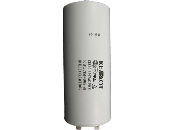 Rebel Kemot motorstartkondensator 55uF 450V