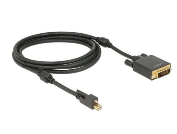 DeLOCK 83726, 2 m, Mini DisplayPort, DVI, Uros, Uros, Kulta