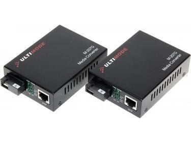 Ultimode-mediamuunnin SINGLE-MOD YHDISTELMÄ TXRX M-207G ULTIMODE-kuitumuunnin