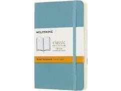 Moleskine 805.83.4171.546.8, Monokromatisk, Blå, Matt, 70 g/m², Linjerte ark, Mykt omslag