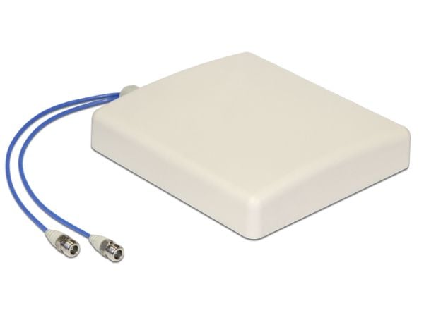 Delock LTE MIMO Band 1/3/7/20 Antenna - Antenne - mobiltelefon, Wi-Fi, Bluetooth - 7 dBi - direksjonal - utendørs, kan monteres på vegg, stangmonte...