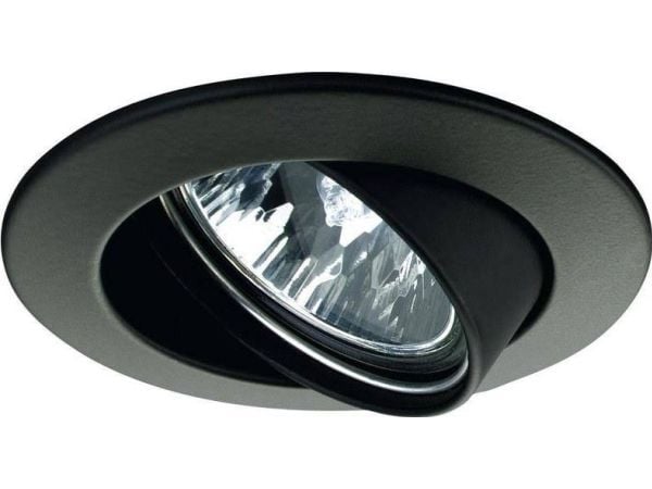 Paulmann 17951, Innsunket spotlight, GU5.3, 1 ampuller, LED, 50 W, Sort