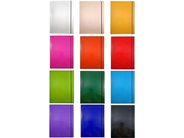 The Promised Land Folder A4 med strikk, rund rygg, MIX