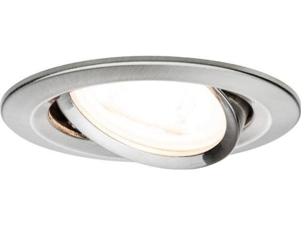 Paulmann 936.41, Innfelt lyspanel, GU10, 1 pære(r), LED, Rustfritt stål