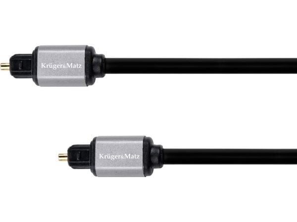 Kruger&Matz Toslink-kabel til Toslink 0,5 m svart (KM1219)