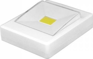 Lysrør LTC vegglampe, LED COB 1W, batteri 3xAAA + magnet/klistremerke