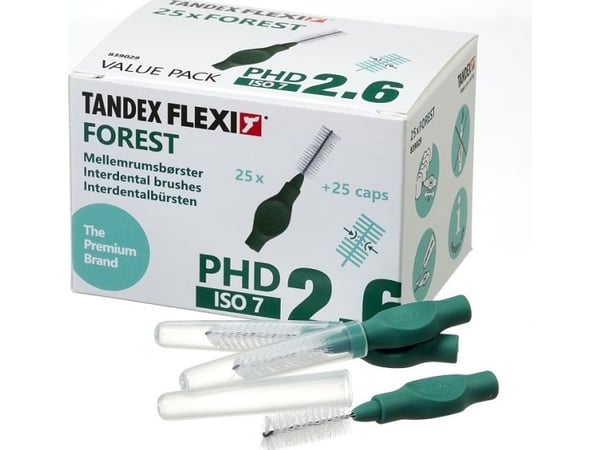 Tandex (25 stk.) tannbørster Medium FOREST 2,6 (grov) Tandex (25 stk.) tannbørster Medium FOREST 2,6 (grov)