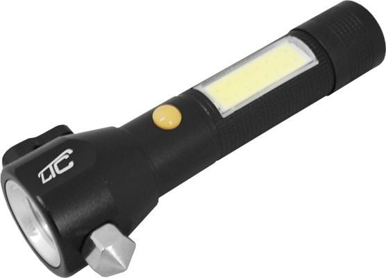 Lommelykt LTC håndholdt nødlys LED COB 6W/3W batteri 6800 mAh mini USB NEW