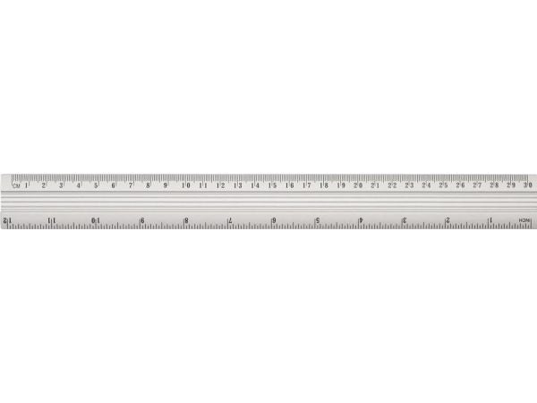 Grand Aluminium linjal 30cm GRAND
