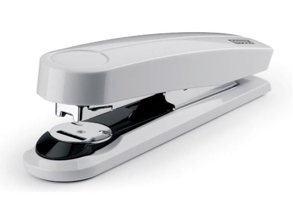 Novus B 4FC - 50 ark - Grå - 24/6 - 24/8 - 26/6 - 26/8 - Metall - Plast - 6 cm - Front (020-1467)