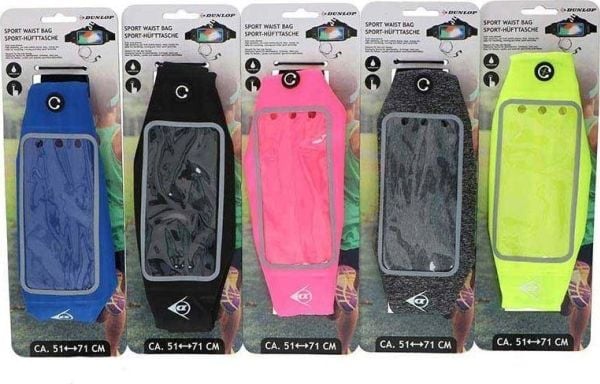 Dunlop sportsrem til smarttelefon 51-71 cm (rosa)