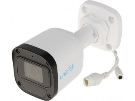 Uniarch IPC-B122-APF28, IP-sikkerhetskamera, Utendørs, Koblet med ledninger (ikke trådløs), Tak/Vegg, Sort, Hvit, Kule (form)