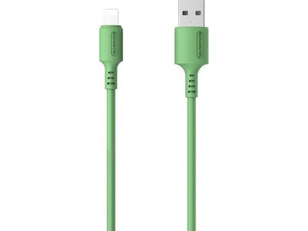 Somostel USB-A - Lightning USB-kaapeli 1,2 m vihreä (SMS-BP06 USB - Lightning vihreä)