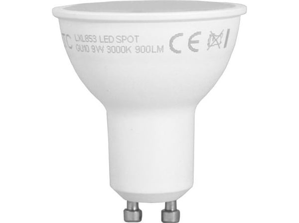 LTC PS LED-pære GU10 SMD 9W 230V kaldhvit 900 lm